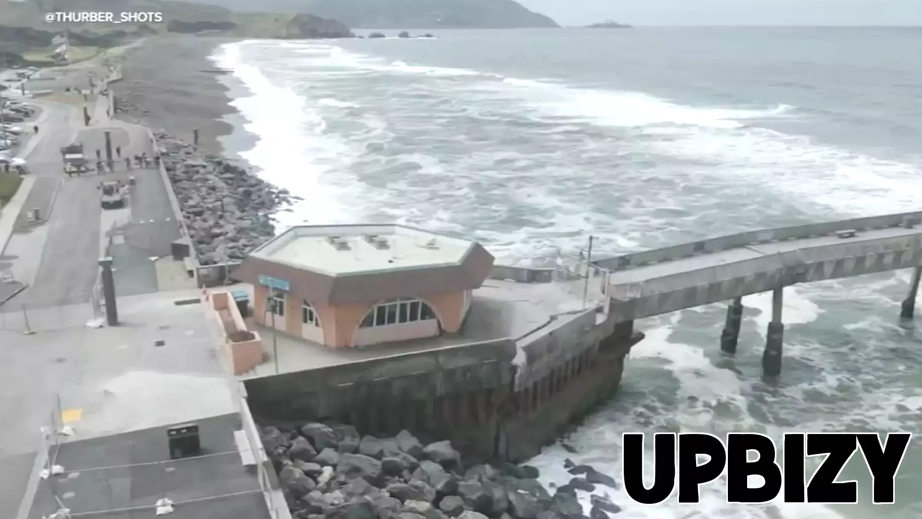 Pacifica Pier cafe demolition begins after massive crack discovered
