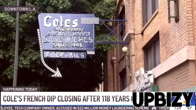 Cole's French Dip closing after 118 years of business