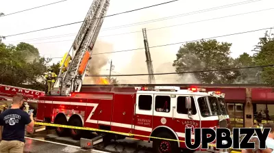 Firefighters Respond to Blaze at Warwick Business