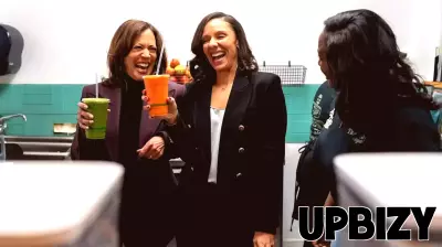 Kamala Harris, Mary Sheffield meet to highlight Detroit business Trap Vegan